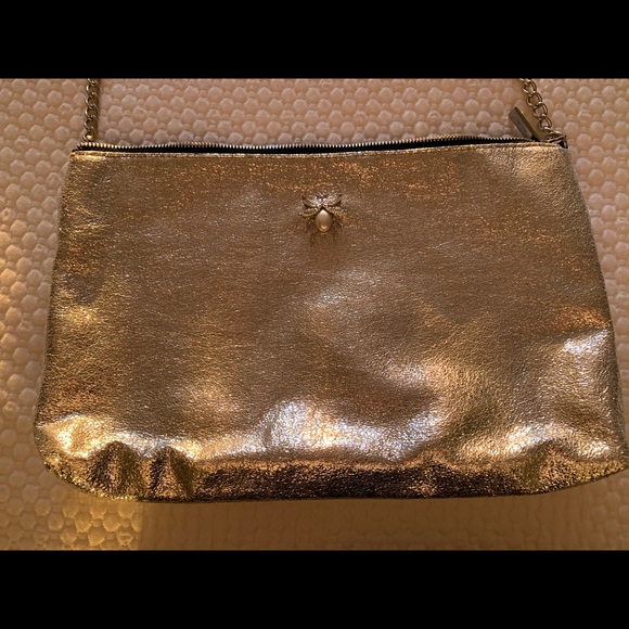Zara silver bumblebee large purse with chain strap - Picture 2 of 4